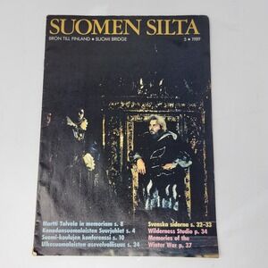 Suomen Silta Magazine #5 1989 Finnish Culture Winter War Martti Talvela Finnair